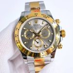 Clean Factory Rolex Daytona Cosmograph Two Tone 40MM Grey Watch
